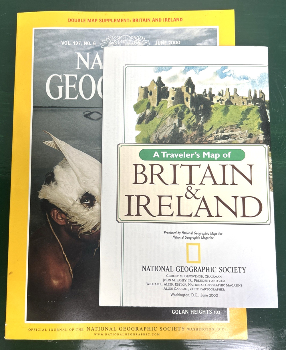 National Geographic Magazine With Map June 2000 Indus London Jellyfish Sierra